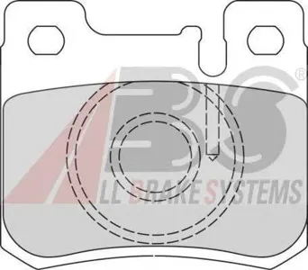 ABS 364982 Колодки тормозные MB 280 / 300 / C230 / E280 85-