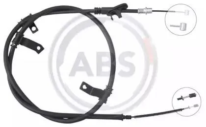 ABS K17487 Трос, стояночная тормозная система | зад лев |