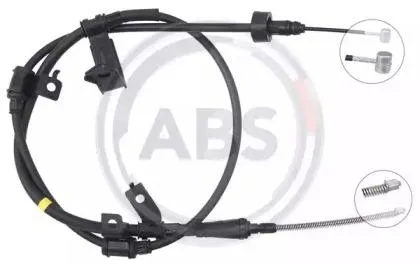 ABS K17509 Трос стояночного тормоза правый
