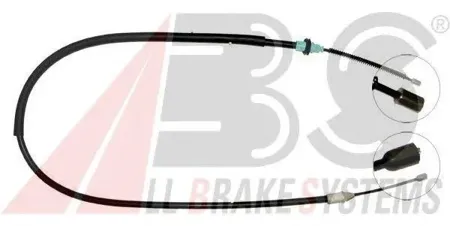 ABS K19207 Трос тормоза ручного
