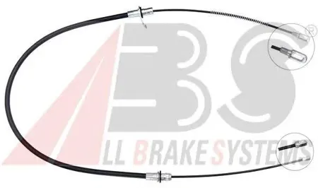 ABS K19821 Трос ручного тормоза , правый