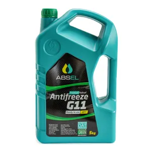 ABSEL ABSAFG110051 Жидкость охлаждающая ABSEL ANTIFREEZE G11 GREEN -40°C 5kg