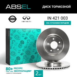 ABSEL IN421003 Диск торм.перед.