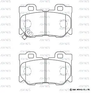 ADVICS SN507P Колодки торм.передние