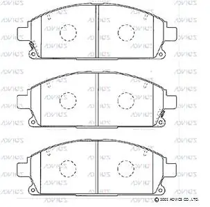ADVICS SN923P Колодки торм. Honda Acura 03- перед.