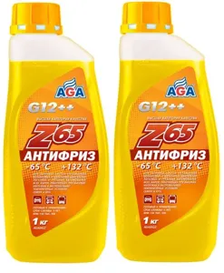 AGA AGA042Z AGA ANTIFREEZE AGA-Z65. PREMIX Антифриз. готовый к применению. желтый. -65С (1L)