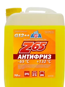 AGA AGA044Z AGA ANTIFREEZE AGA-Z65. PREMIX Антифриз. готовый к применению. желтый. -65С (10L)