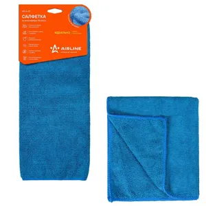 AIRLINE ABA03 Салфетка из микрофибры (синяя) 35x40 см.