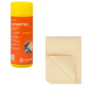 AIRLINE ABC03 Салфетка замша ультра синтетическая ULTRA CHAMOIS (40*32 см)