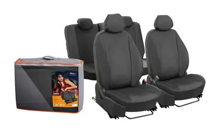 AIRLINE ACCSL16 Чехлы для Renault Sandero/STEPWAY (13-) Лима, 12 пред., задн.спин. 1/3, экокожа перф., черн. (ACCS