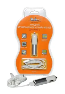 AIRLINE ACHUI06 Зарядное устройство автомобильное USB для IPhone/IPad ()