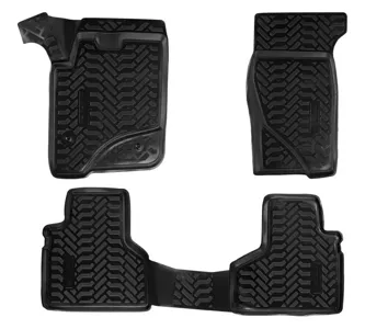 AIRLINE ACMPS01 Ковры для Chevrolet Niva (02-). 4 шт. выс. борт. 3D. ТЭП. черн.