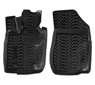 AIRLINE ACMPS05 ковры в салон 2 шт.,выс. борт, 3d с подпят.,1й ряд, тэп,черн. Lada Largus