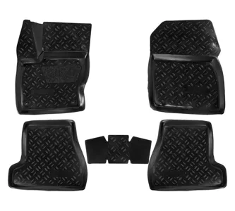 AIRLINE ACMPS29 Ковры для Ford Focus III (2011-), 5 шт., выс. борт, 3D с подпятником, ТЭП, черн. ()