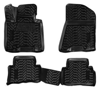 AIRLINE ACMPS43 Ковры для Kia Sportage IV (16-), 4 шт., выс. борт, 3D с подпятником, ТЭП, черн. (ACM-PS-43)