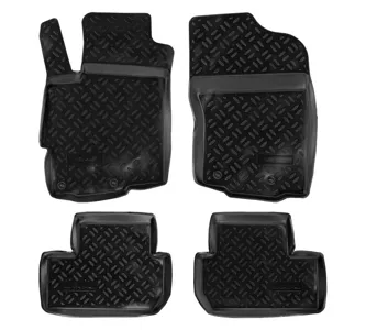 AIRLINE ACMPS47 Ковры для Mitsubishi Lancer X (07-), 4 шт., выс. борт, ТЭП, черн. (ACM-PS-47)