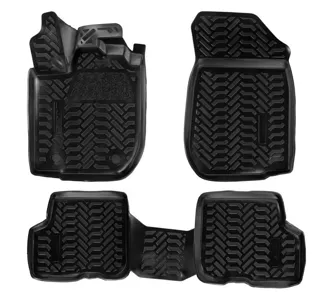 AIRLINE ACMPS58 КОВРЫ В САЛОН (3D С ПОДПЯТ.) ДЛЯ RENAULT SANDERO II/STEPWAY (14-) КОМПЛ. 4 ШТ., (КРЕПЕЖ), ВЫС. БОРТ,