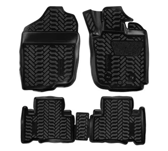 AIRLINE ACMPS69 Ковры в салон (3D с подпят.) для Toyota Vanguard (RHD) (07-13) компл. 4 шт., выс. борт, полимер., черн.