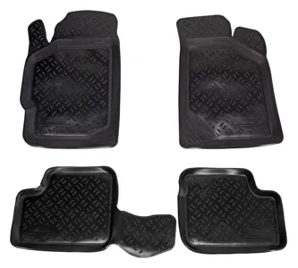 AIRLINE ACMPS92 Ковры для KIA Spectra (04-11), 4 шт., выс.борт, ТЭП, черн. (ACM-PS-92)