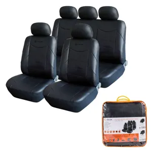 AIRLINE ACSUEL06 Чехлы для сидений универсальные CONSUL  11 пред  искусст.кожа  черн. (ACS-UEL-06)