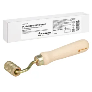 AIRLINE ADRP001 Ролик прикаточный Г-образный (d 20*32*195 мм)  оцинк.металл/дерево (ADRP001)