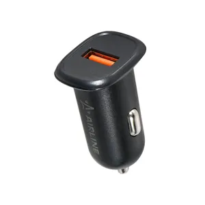 AIRLINE AEAK018 Адаптер автомобильный компактный 1xUSB QC 3.0, 12/24В ()
