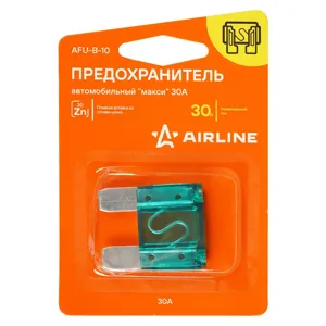 AIRLINE AFUB10 Предохранитель макси 30А в блистере 1шт.