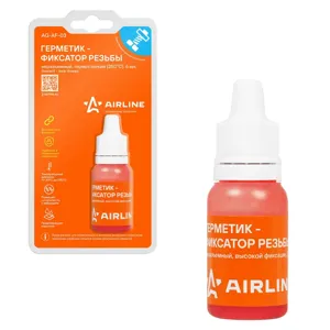 AIRLINE AGAF03 AIRLINE Герметик-фиксатор резьбы. неразъемный. термостойкий (+250 С). 6 мл.