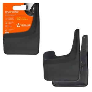 AIRLINE AMF02 БРЫЗГОВИК УНИВЕРСАЛЬНЫЕ Черные БОЛЬШИЕ (2ШТ) с крепежом