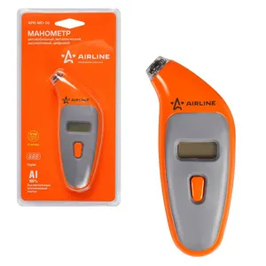 AIRLINE APRMD06 Манометр цифровой металлический с подсветкой 7АТМ APR-MD-06