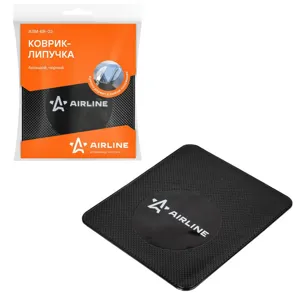 AIRLINE ASMBB03 Коврик липучка чёрный 138*160мм ASM-BB-03