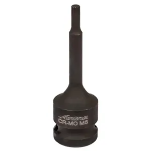 AIRLINE ATAS033 Головка ударная торцевая 1/2 DR внешний SPLINE M5