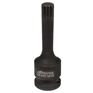 AIRLINE ATAS036 Головка ударная торцевая 1/2 DR внешний SPLINE M12