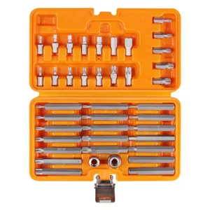 AIRLINE ATB52 Набор бит вставок TORX  SPLINE  HEX 3/8 30мм и 75мм с держателями бит 1/2 и 3/8 DR 40 предметов в