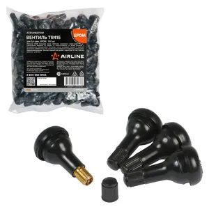AIRLINE ATRV415EPDM Вентиль для б/к шин TR415 PRO  EPDM резина (ATRV415EPDM)