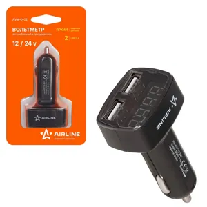 AIRLINE AVMD02 Вольтметр + 2USB