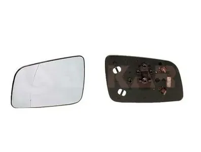 ALKAR 6426437 Стекло зеркала правого с кроншт. выпукл. с подогр. Opel Astra G 98-04