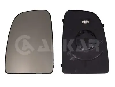 ALKAR 6431922 Стекло зеркала левое с кроншт.выпукл.с подогр. Citroen Jumper , Fiat Ducato , Peugeot Boxer 06>