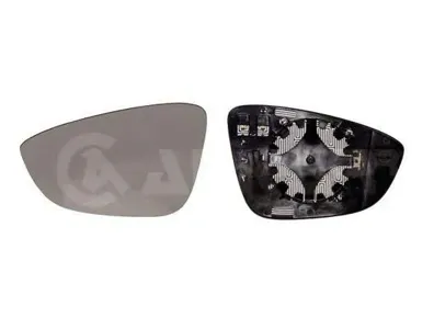 ALKAR 6432133 Стекло зеркала правое с кроншт. выпукл. с подогр. VW Eos Jetta IV Passat SCIROCCO 07>