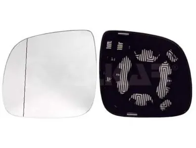 ALKAR 6432137 Стекло зеркала правое с кроншт. выпукл. с подогр. VW Touareg 07-10