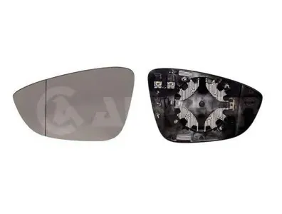 ALKAR 6471133 Стекло зеркала левое с кроншт. асферич. с подогр. VW Eos Jetta IV Passat SCIROCCO 07>