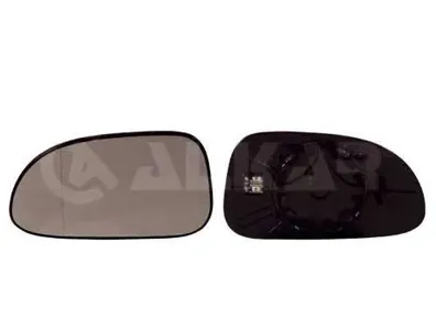 ALKAR 6471452 Стекло зеркала левое асферическое с подогревом