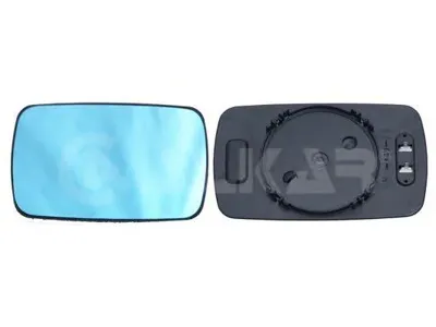 ALKAR 6471485 Стекло зеркала левого с подогр. асферич. BMW E36 all 91-98E34 92-95