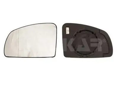 ALKAR 6471752 Стекло зеркала левого c подогр. асферич. Opel Meriva 03>