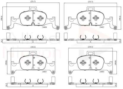 ALLIED NIPPON ADB02365 Колодки торм.передние VAG A4A5A6A7Q5 FR 0515-