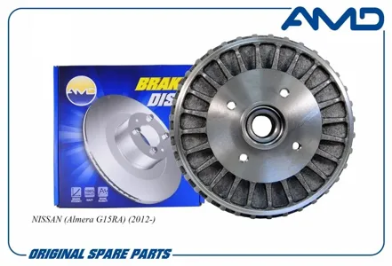 AMD AMDBD531 Барабан тормозной Lada Largus , Dacia : Logan MCV 1.41.5DCI1.6 07-, Sandero 1.5DCI 08> Nissan Almera