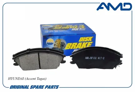 AMD AMDBF132 Колодки торм.передние Hyundai Accent all 00>