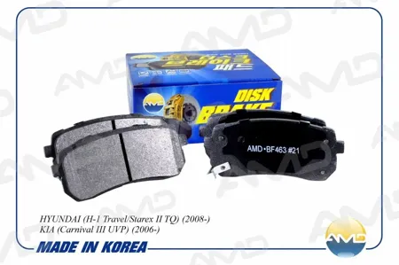 AMD AMDBF463 Колодка дискового тормоза задняя Hyundai (H-1 Travel,Starex II TQ) (2008-) Kia ( Carnival III UVP) (2006-)