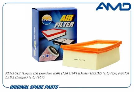 AMD AMDFA774 Воздушный фильтр Logan Renault Megane Laguna Clio II Opel Vivaro