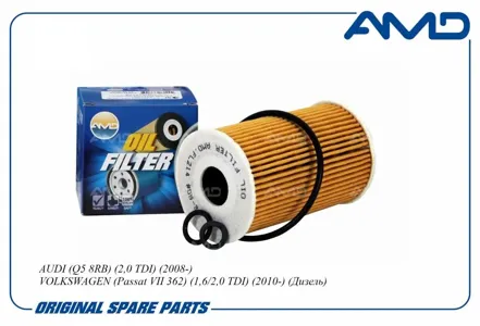 AMD AMDFL214 Фильтр масляный VAG A6 Octavia Amarok Golf Passat T5 Diesel 08-
